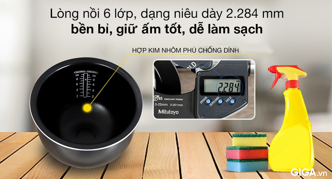 Nồi cơm Tefal 1.8 lít RK752168